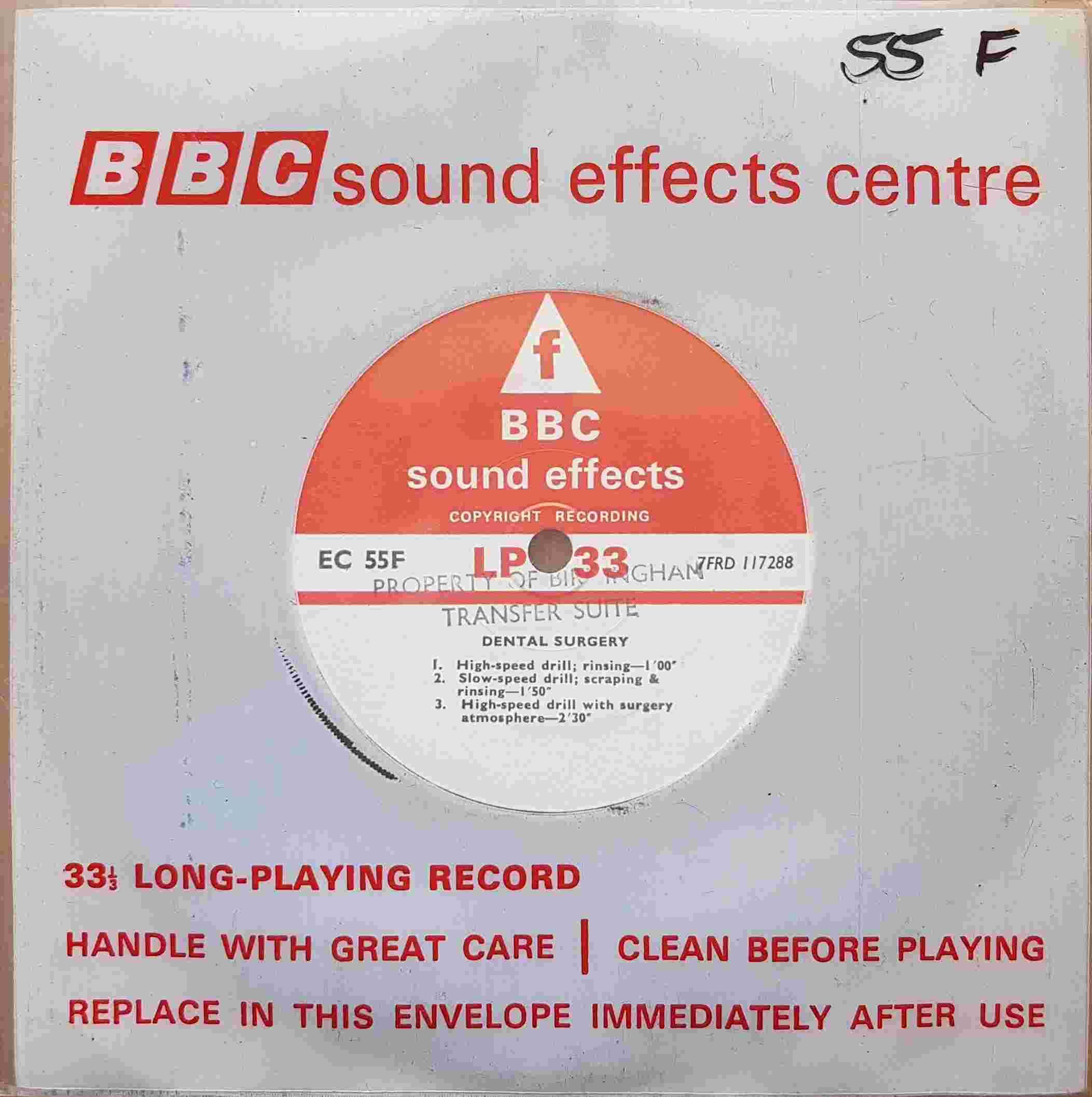 Picture of EC 55F Dental surgery by artist Not registered from the BBC records and Tapes library